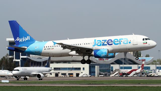 9K-CAK:Airbus A320-200:Jazeera Airways